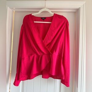 Express Vibrant Pink Women's Blouse